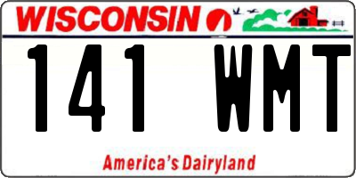 WI license plate 141WMT