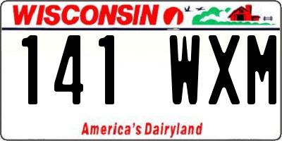 WI license plate 141WXM