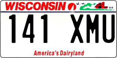 WI license plate 141XMU