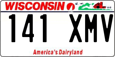 WI license plate 141XMV