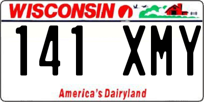 WI license plate 141XMY