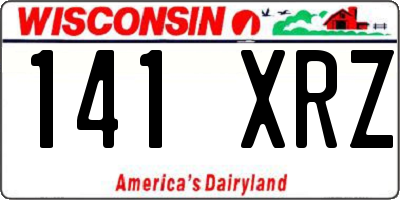 WI license plate 141XRZ