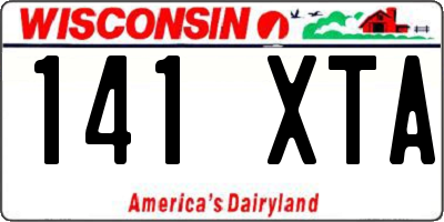 WI license plate 141XTA