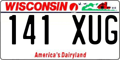 WI license plate 141XUG