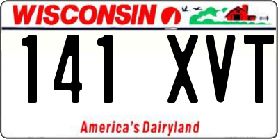 WI license plate 141XVT