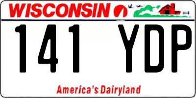 WI license plate 141YDP