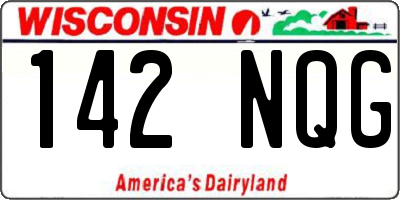 WI license plate 142NQG