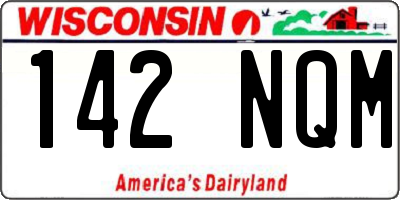 WI license plate 142NQM