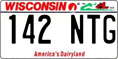 WI license plate 142NTG