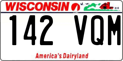 WI license plate 142VQM