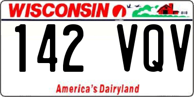 WI license plate 142VQV