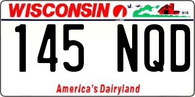 WI license plate 145NQD
