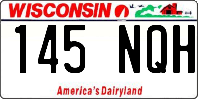 WI license plate 145NQH