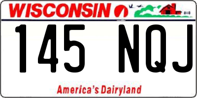 WI license plate 145NQJ