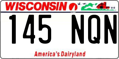 WI license plate 145NQN