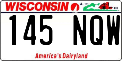 WI license plate 145NQW