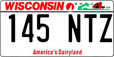 WI license plate 145NTZ