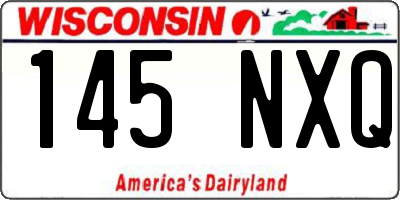 WI license plate 145NXQ