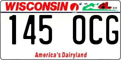 WI license plate 145OCG