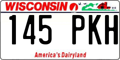 WI license plate 145PKH