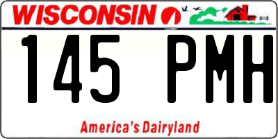 WI license plate 145PMH