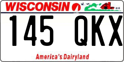 WI license plate 145QKX