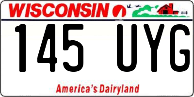 WI license plate 145UYG