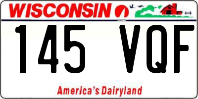 WI license plate 145VQF