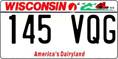 WI license plate 145VQG