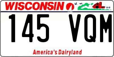 WI license plate 145VQM