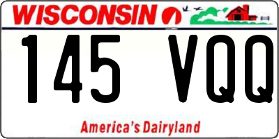WI license plate 145VQQ