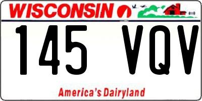 WI license plate 145VQV