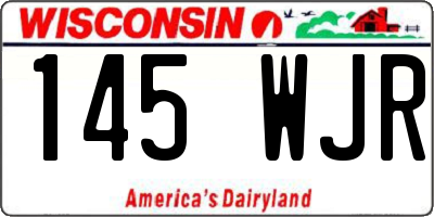 WI license plate 145WJR
