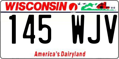 WI license plate 145WJV