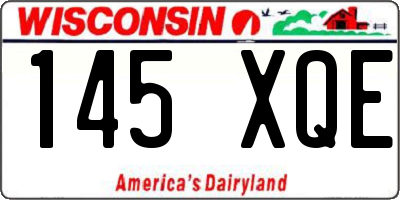 WI license plate 145XQE