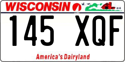 WI license plate 145XQF