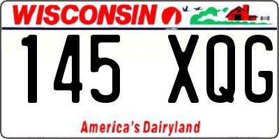 WI license plate 145XQG