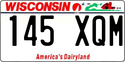WI license plate 145XQM
