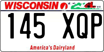 WI license plate 145XQP