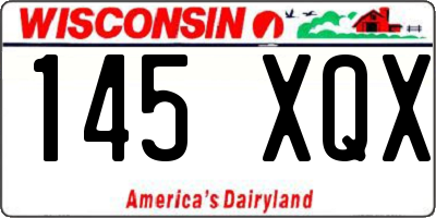 WI license plate 145XQX