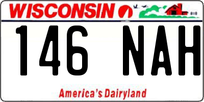 WI license plate 146NAH