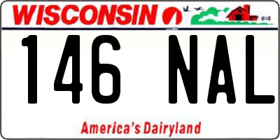 WI license plate 146NAL