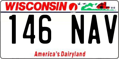 WI license plate 146NAV