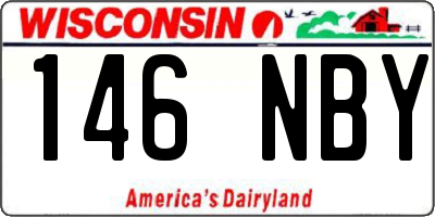 WI license plate 146NBY