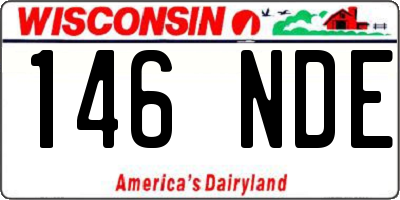 WI license plate 146NDE