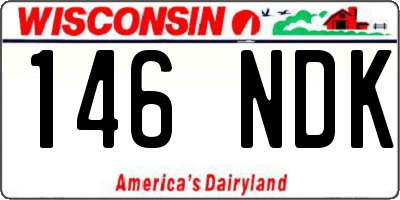 WI license plate 146NDK