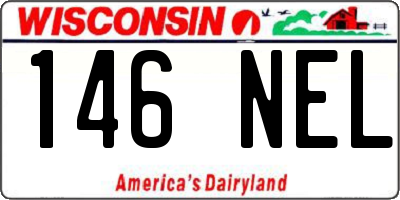 WI license plate 146NEL