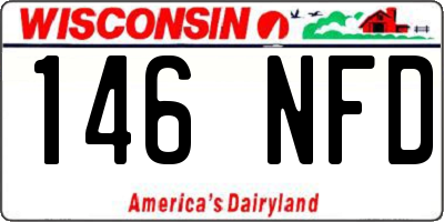 WI license plate 146NFD