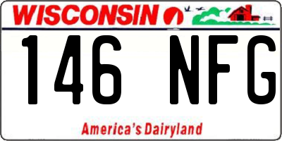 WI license plate 146NFG