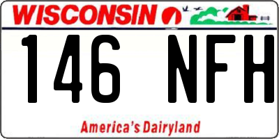 WI license plate 146NFH
